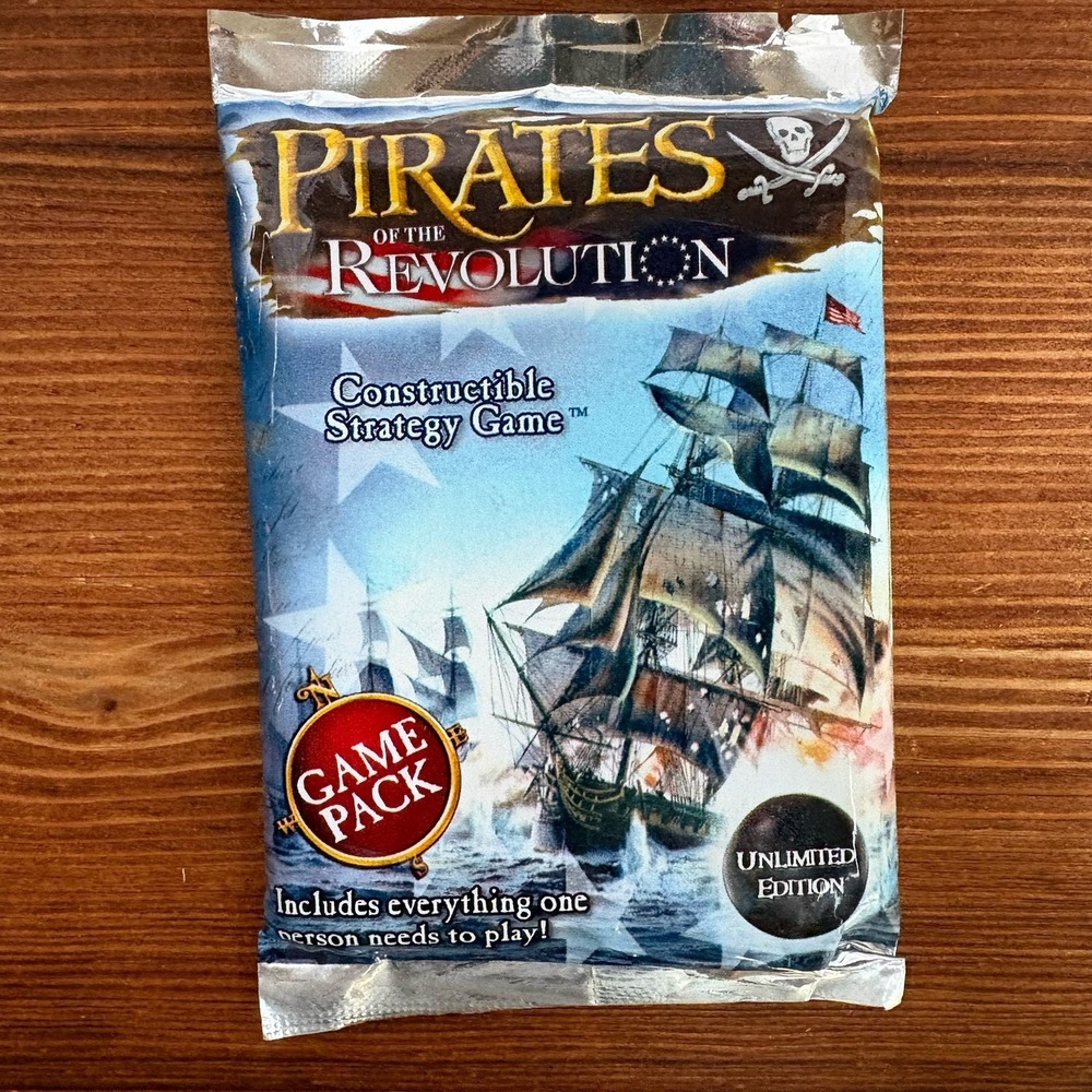 Pirates of the Revolution Constructible Strategy Game Pack Sealed Unlimited 2005